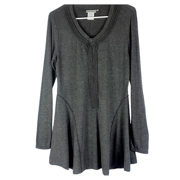 Soft Surroundings midi dress long sleeve fit/flare Sz XS - Picture 1 of 11